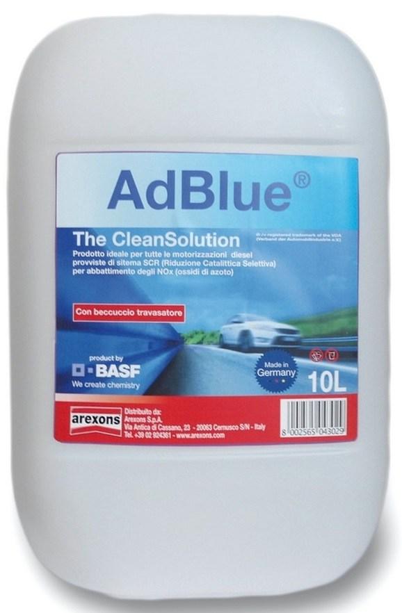 Arexon Additivo liquido Basf Ad Blue per motori Diesel Tanica lt
