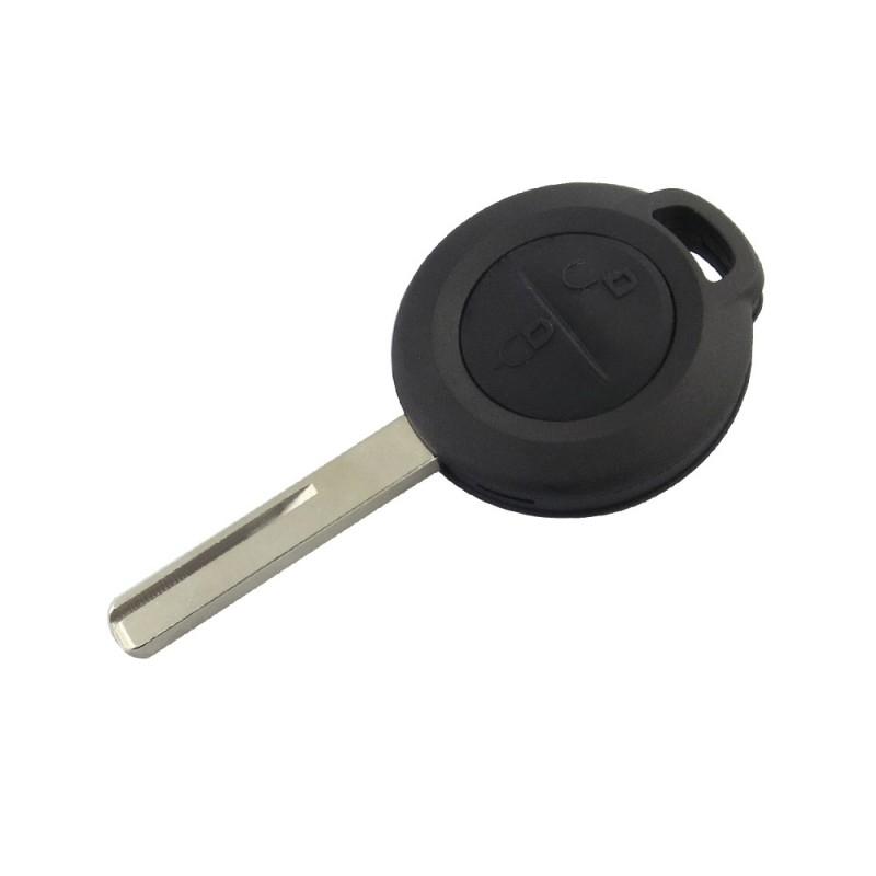 Smart chiave guscio telecomando 2 tasti chiavi auto smart forfour smart002